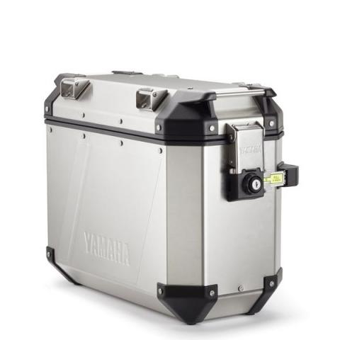 Hliníkový boční kufr Yamaha, stříbrný levý, originální, motokufr, 23P-FSCLA-NA-00