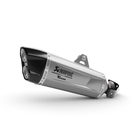Výfuk Akrapovic Ténéré 700, stříbrný, EU5+, 90798-33121-00, koncovka.titan