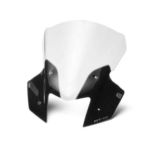 Plexi Yamaha MT-10, B67-F83J0-00-00, plexištít, čelní, sportovní, střední 