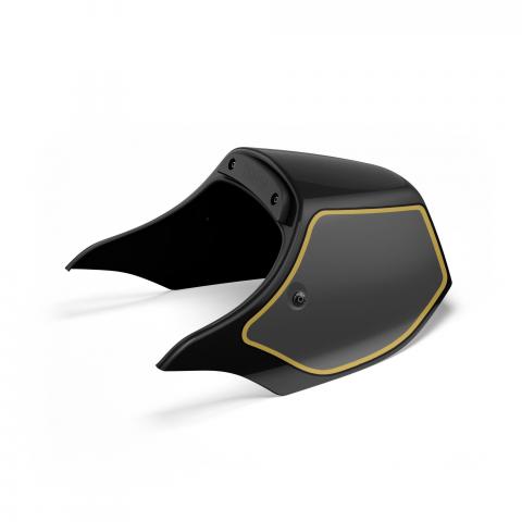 Kryt sedla spolujezdce Yamaha XSR900 černý, D65-247F0-F1-00