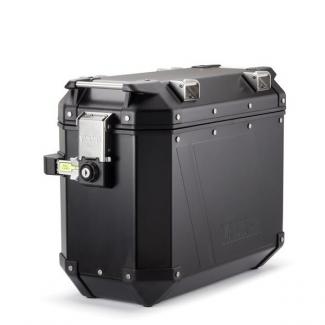 Hliníkový boční kufr Yamaha, černý, pravý, motokufr, originální, 23P-FSCRA-NA-00, zavazadla
