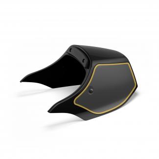 Kryt sedla spolujezdce Yamaha XSR900 černý, D65-247F0-F0-00